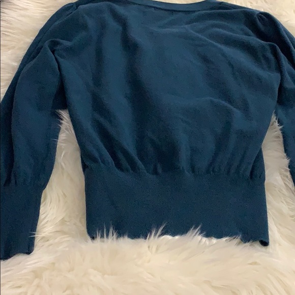 Apt 9 GUC Teal Sweater Size Large fits like medium - Picture 4 of 7